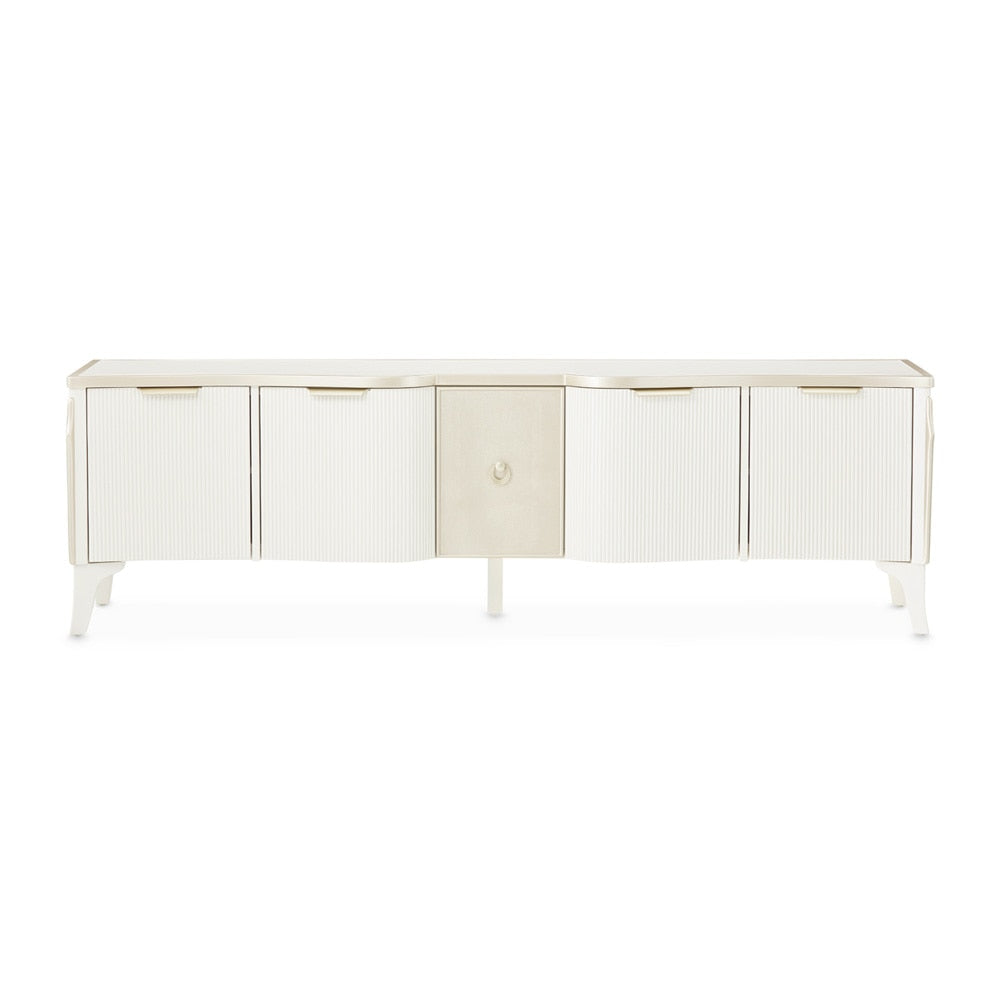 AICO by Michael Amini - La Marisia Media Cabinet - Creamy Pearl - 9089081-112 veiw 2