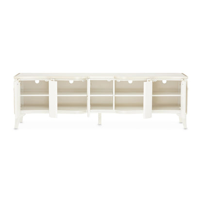 AICO by Michael Amini - La Marisia Media Cabinet - Creamy Pearl - 9089081-112 veiw 4