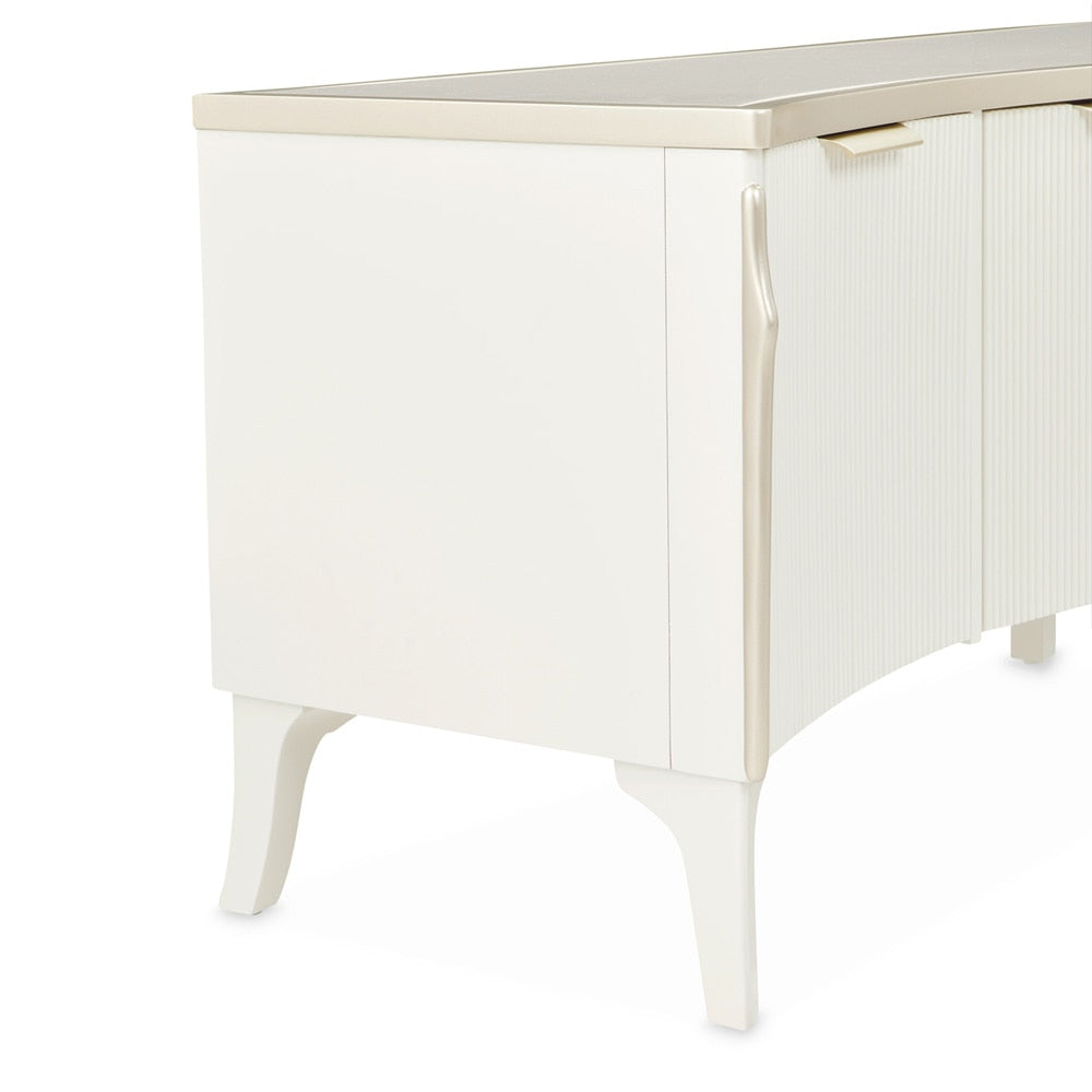 AICO by Michael Amini - La Marisia Media Cabinet - Creamy Pearl - 9089081-112 veiw 5