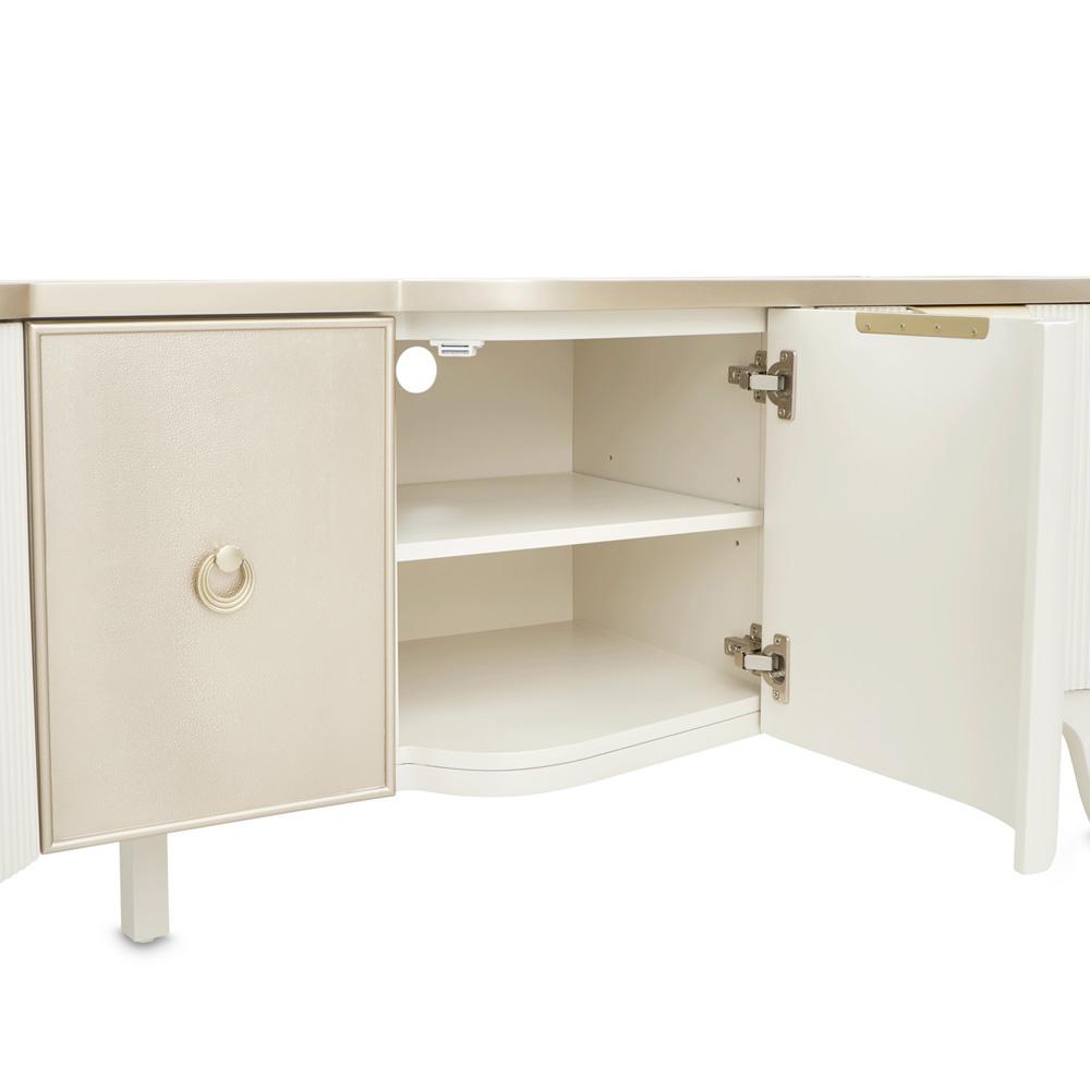 AICO by Michael Amini - La Marisia Media Cabinet - Creamy Pearl - 9089081-112 veiw 7