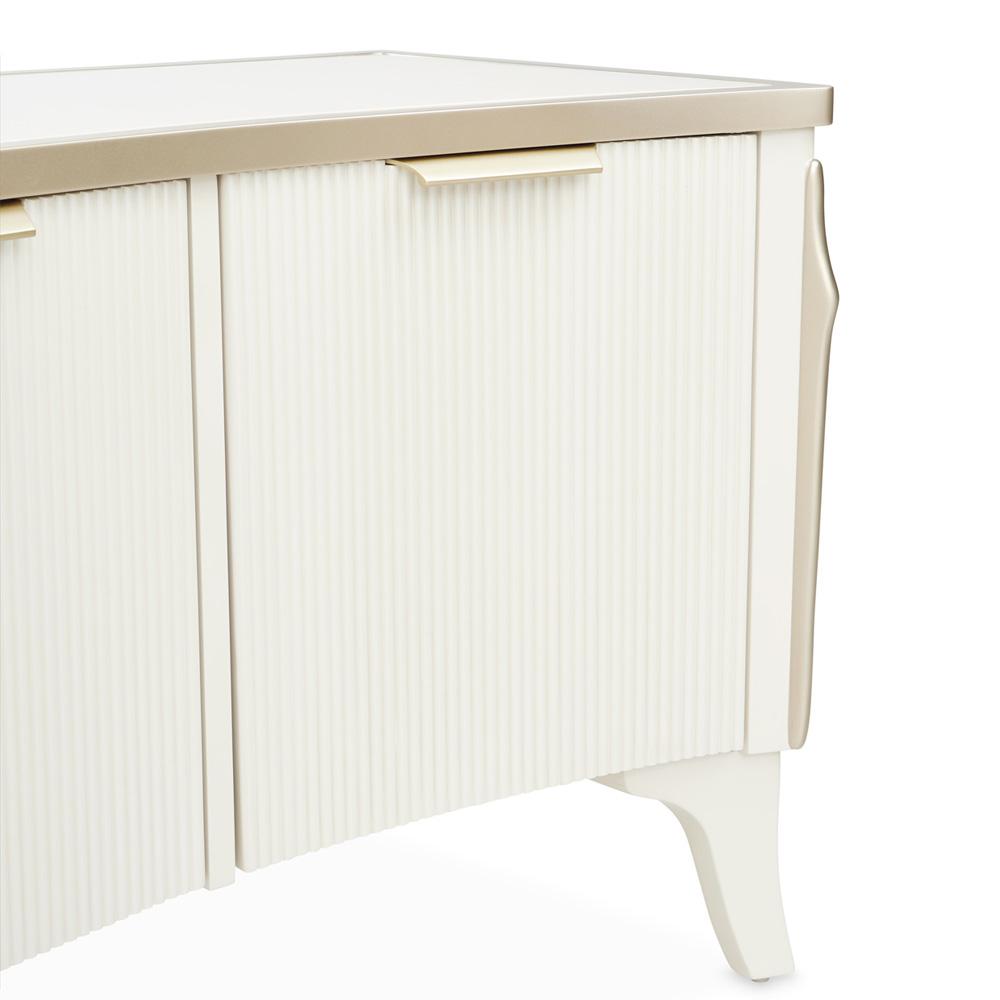 AICO by Michael Amini - La Marisia Media Cabinet - Creamy Pearl - 9089081-112 veiw 9