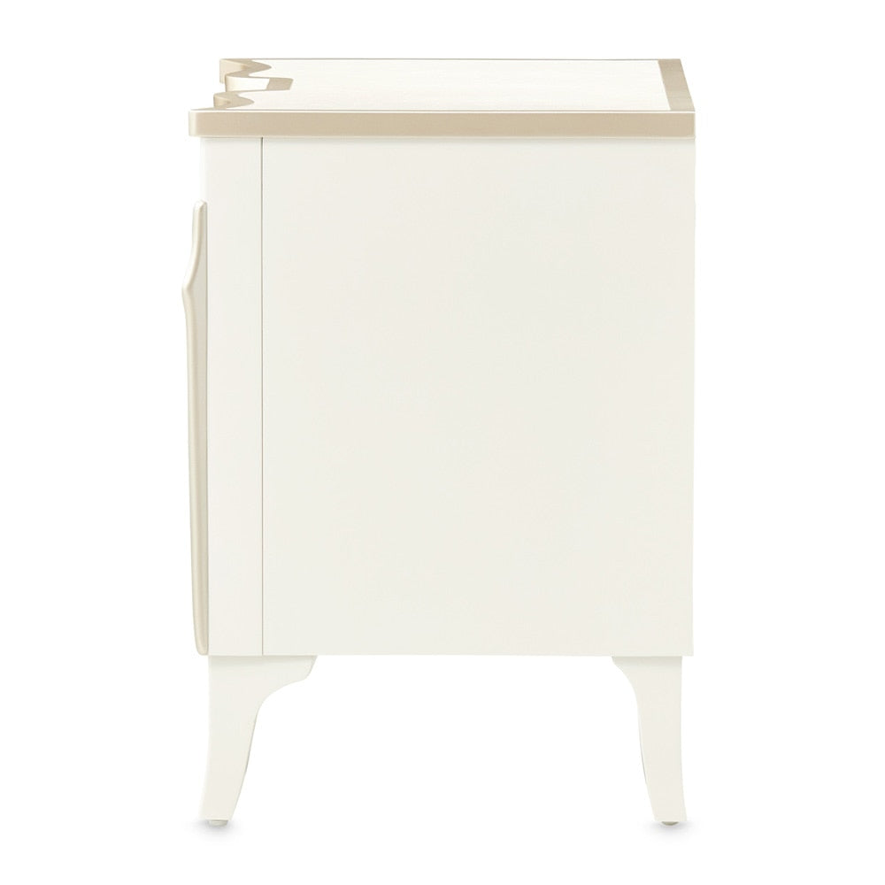 AICO by Michael Amini - La Marisia Nightstand - Creamy Pearl - 9089040-112 veiw 3
