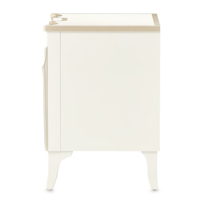 AICO by Michael Amini - La Marisia Nightstand - Creamy Pearl - 9089040-112 veiw 3