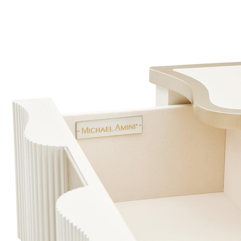 AICO by Michael Amini - La Marisia Nightstand - Creamy Pearl - 9089040-112 veiw 5