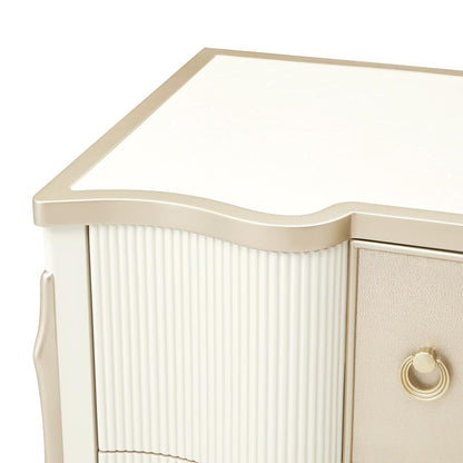 AICO by Michael Amini - La Marisia Nightstand - Creamy Pearl - 9089040-112 veiw 9