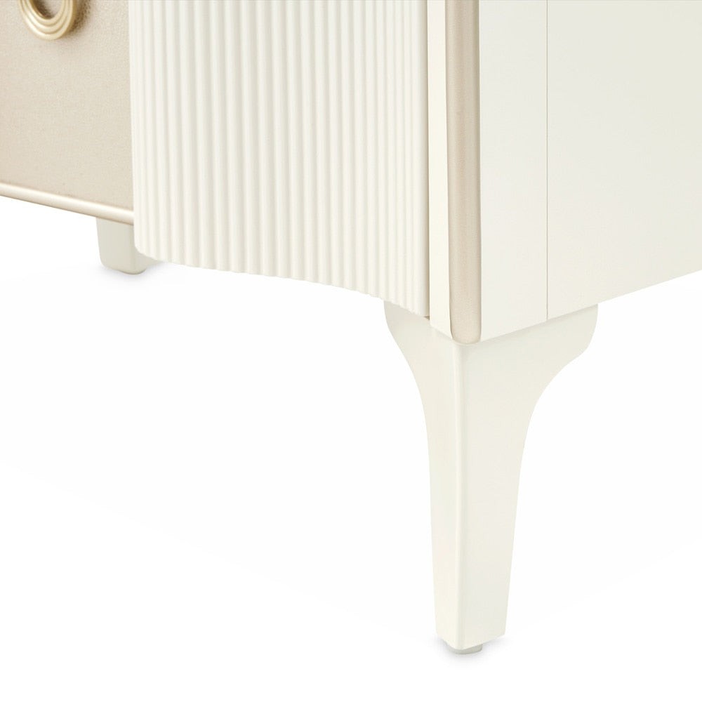 AICO by Michael Amini - La Marisia Nightstand - Creamy Pearl - 9089040-112 veiw 10