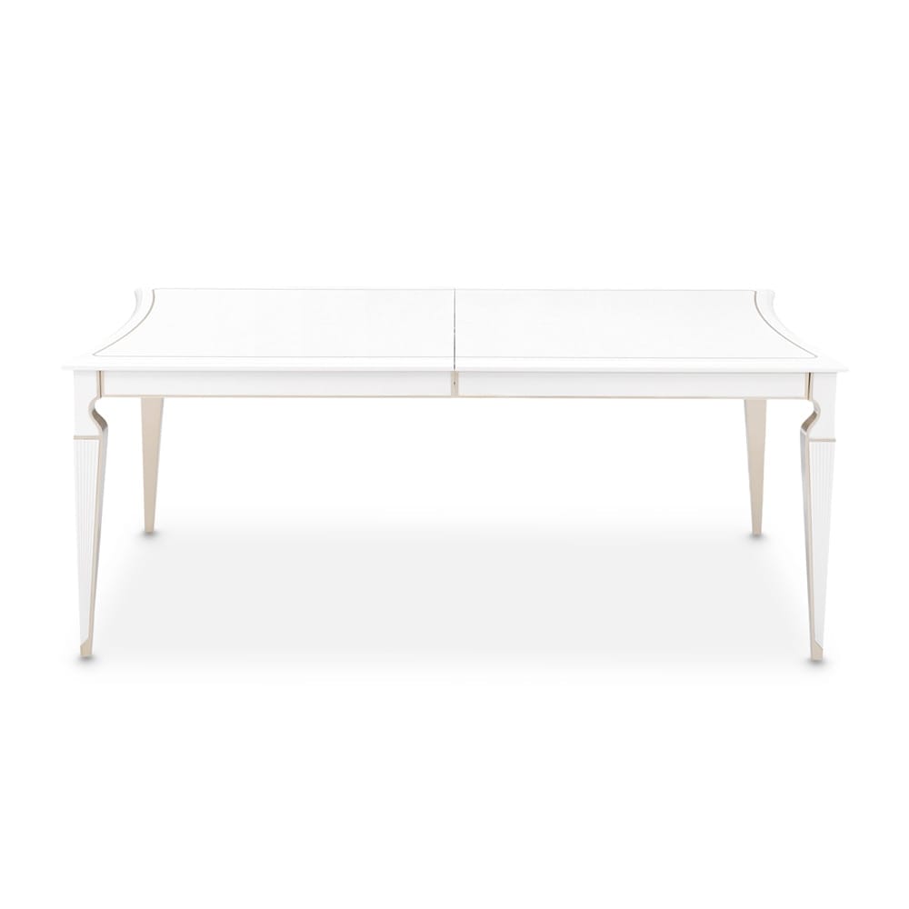 AICO by Michael Amini - La Marisia Rectangular Dining Table - Creamy Pearl - 9089000-112 veiw 4
