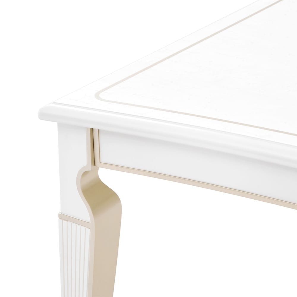 AICO by Michael Amini - La Marisia Rectangular Dining Table - Creamy Pearl - 9089000-112 veiw 7