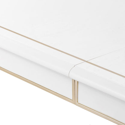 AICO by Michael Amini - La Marisia Rectangular Dining Table - Creamy Pearl - 9089000-112 veiw 9