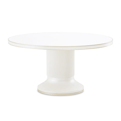 AICO by Michael Amini - La Marisia Round Dining Table - Creamy Pearl - 9089001-112 veiw 1