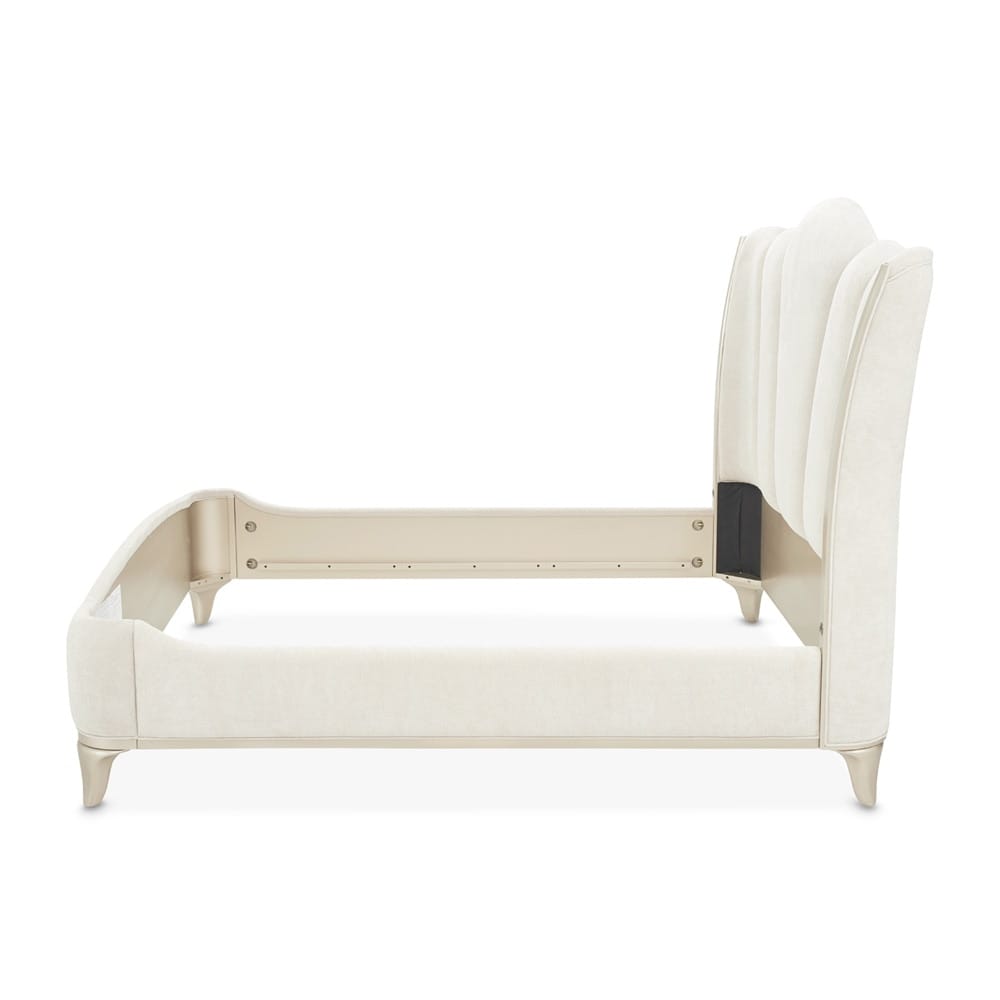 AICO by Michael Amini - La Marisia Upholstered King Bed - Tranquil/Champagne Gold - 9089000EK3-112 veiw 4