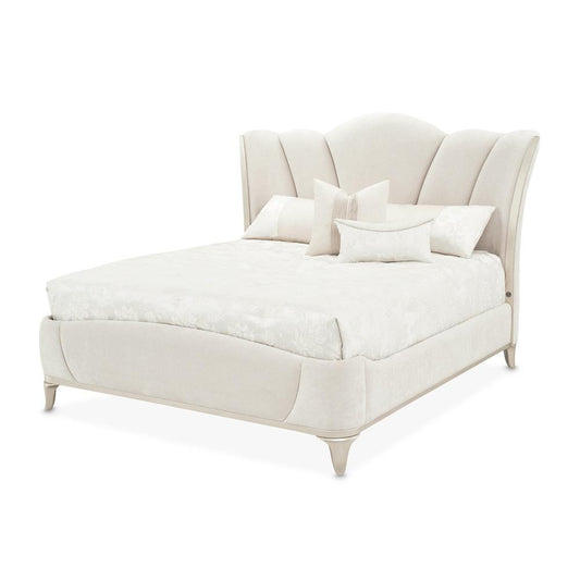 AICO by Michael Amini - La Marisia Upholstered Queen Bed - Tranquil/Champagne Gold - 9089000QN3-112 veiw 1