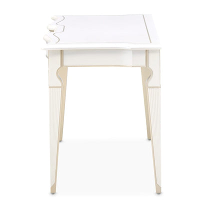AICO by Michael Amini - La Marisia Vanity Desk - Creamy Pearl - 9089058-112 veiw 3