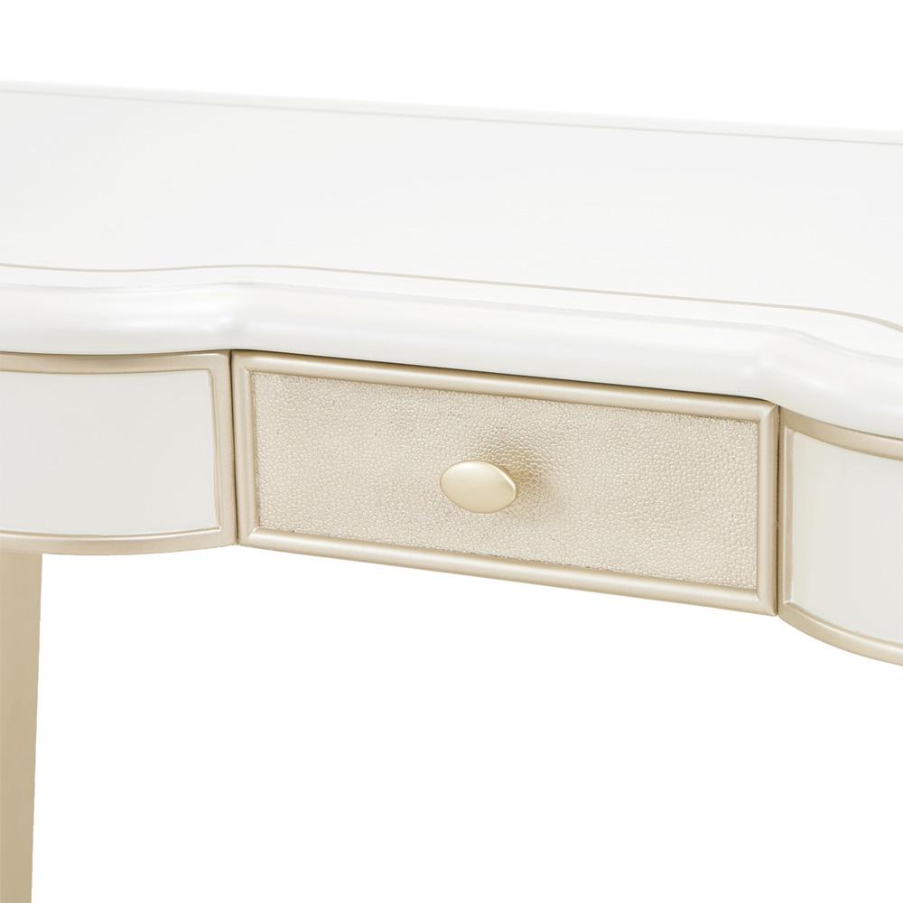 AICO by Michael Amini - La Marisia Vanity Desk - Creamy Pearl - 9089058-112 veiw 8