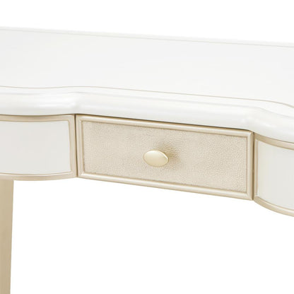 AICO by Michael Amini - La Marisia Vanity Desk - Creamy Pearl - 9089058-112 veiw 8