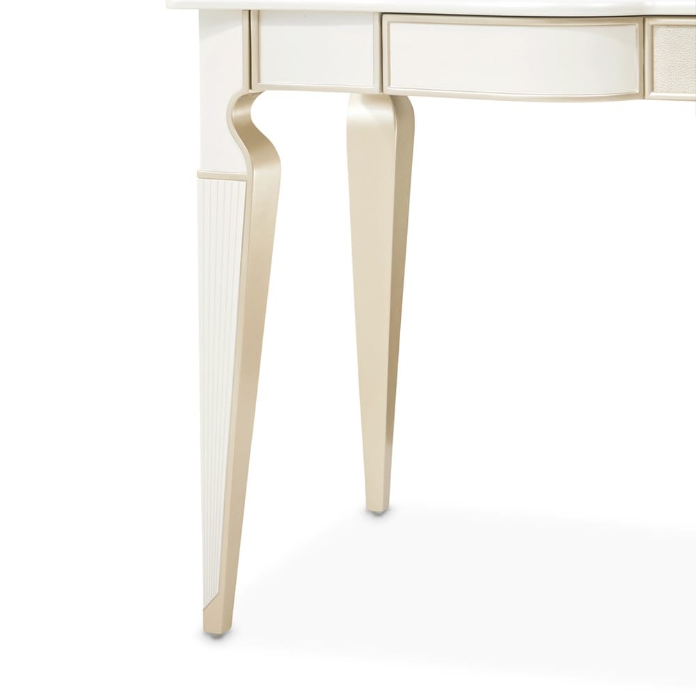 AICO by Michael Amini - La Marisia Vanity Desk - Creamy Pearl - 9089058-112 veiw 9