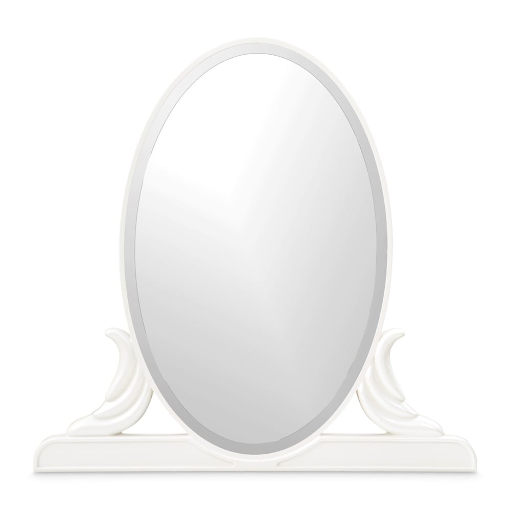 AICO by Michael Amini - La Marisia Vanity Mirror - Creamy Pearl - 9089068-112 veiw 1