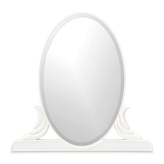 AICO by Michael Amini - La Marisia Vanity Mirror - Creamy Pearl - 9089068-112 veiw 1