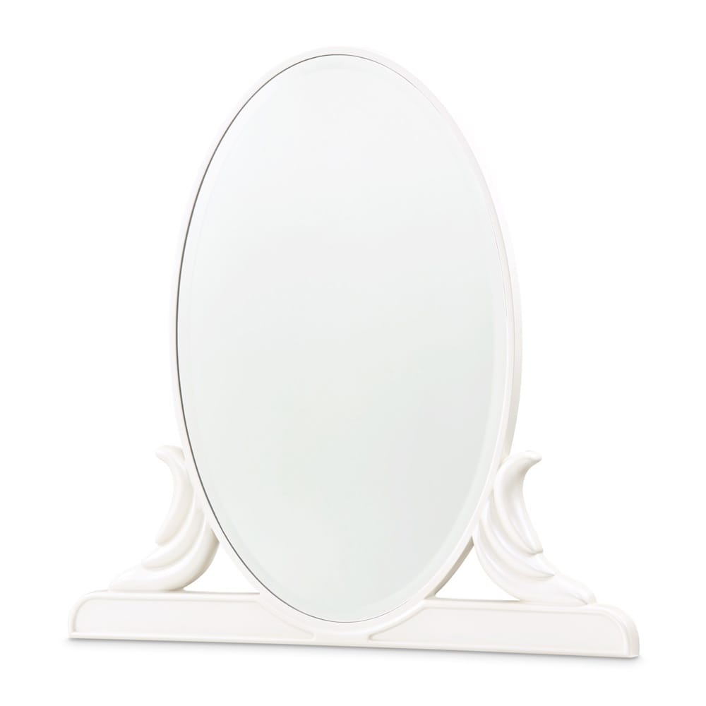 AICO by Michael Amini - La Marisia Vanity Mirror - Creamy Pearl - 9089068-112 veiw 3