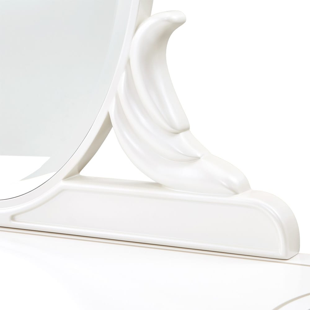 AICO by Michael Amini - La Marisia Vanity Mirror - Creamy Pearl - 9089068-112 veiw 5