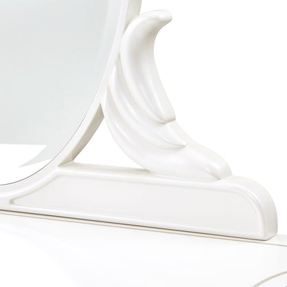 AICO by Michael Amini - La Marisia Vanity Mirror - Creamy Pearl - 9089068-112 veiw 5