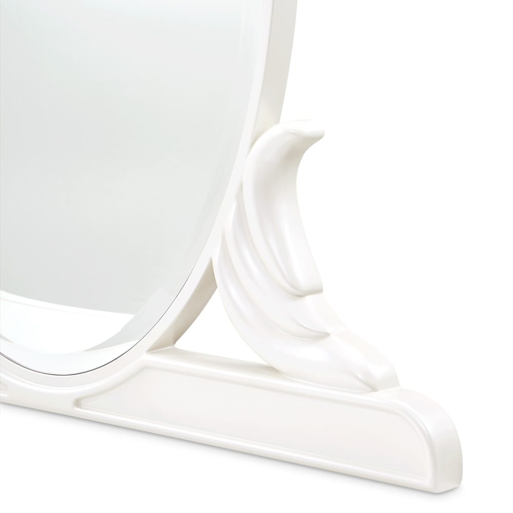 AICO by Michael Amini - La Marisia Vanity Mirror - Creamy Pearl - 9089068-112 veiw 6