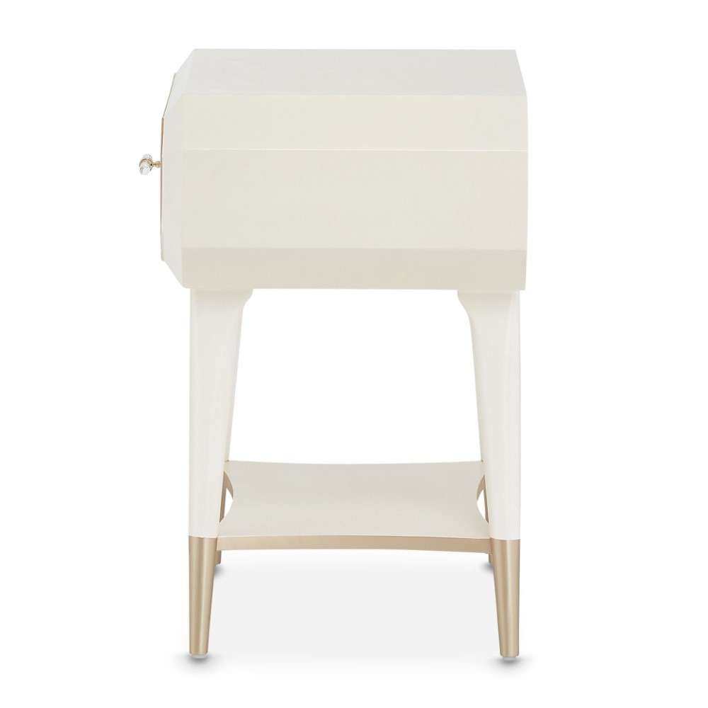 AICO by Michael Amini - La Rachelle 1-Drawer Nightstand - Champagne - 9034040-136 veiw 3