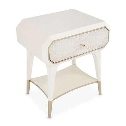 AICO by Michael Amini - La Rachelle 1-Drawer Nightstand - Champagne - 9034040-136 veiw 4