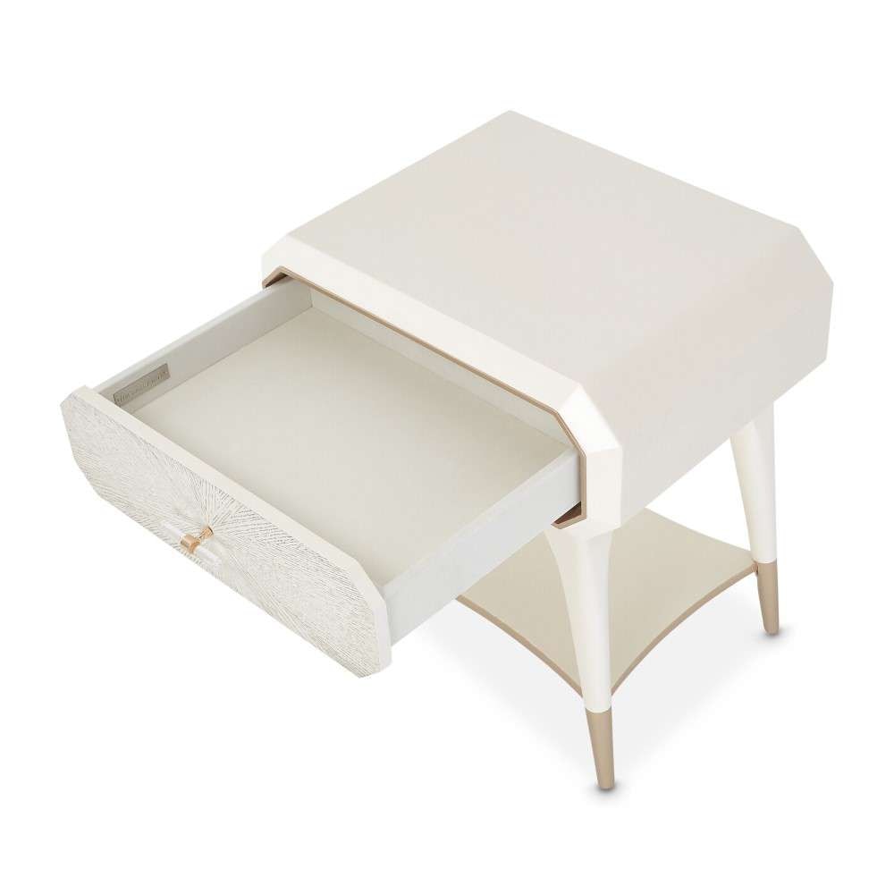 AICO by Michael Amini - La Rachelle 1-Drawer Nightstand - Champagne - 9034040-136 veiw 5