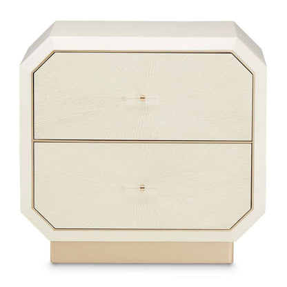 AICO by Michael Amini - La Rachelle 2-Drawer Nightstand - Champagne - 9034042-136 veiw 2