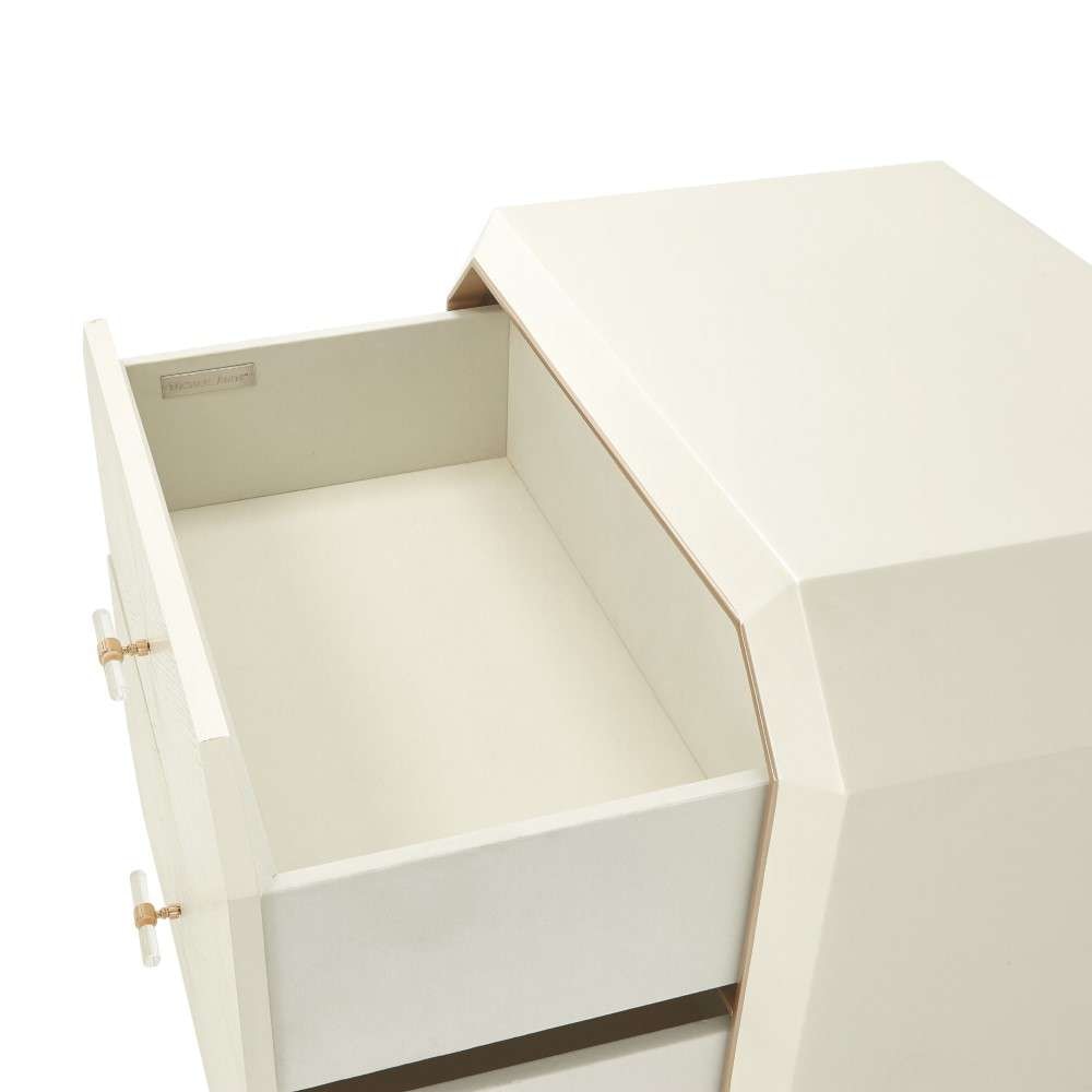 AICO by Michael Amini - La Rachelle 2-Drawer Nightstand - Champagne - 9034042-136 veiw 4