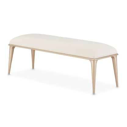 AICO by Michael Amini - La Rachelle Bed Bench - Champagne - 9034904-136 veiw 1