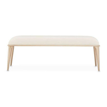 AICO by Michael Amini - La Rachelle Bed Bench - Champagne - 9034904-136 veiw 2