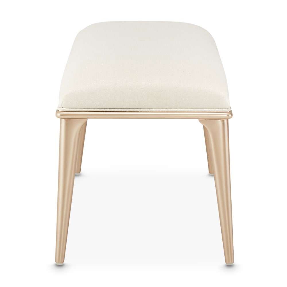 AICO by Michael Amini - La Rachelle Bed Bench - Champagne - 9034904-136 veiw 3