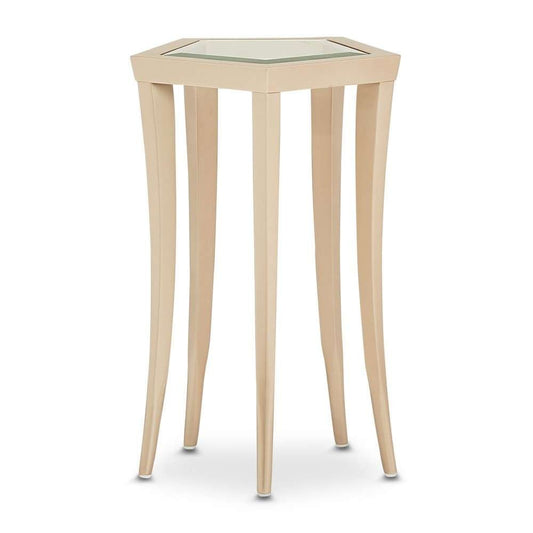 AICO by Michael Amini - La Rachelle Chairside Table - Champagne - 9034225-136 veiw 2