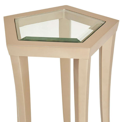 AICO by Michael Amini - La Rachelle Chairside Table - Champagne - 9034225-136 veiw 4