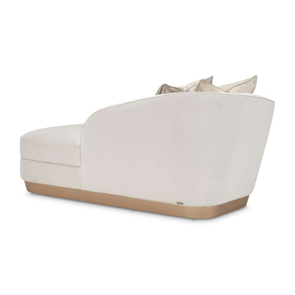 AICO by Michael Amini - La Rachelle Chaise - Icicle/Champagne - 9034842-ICICL-136 veiw 9