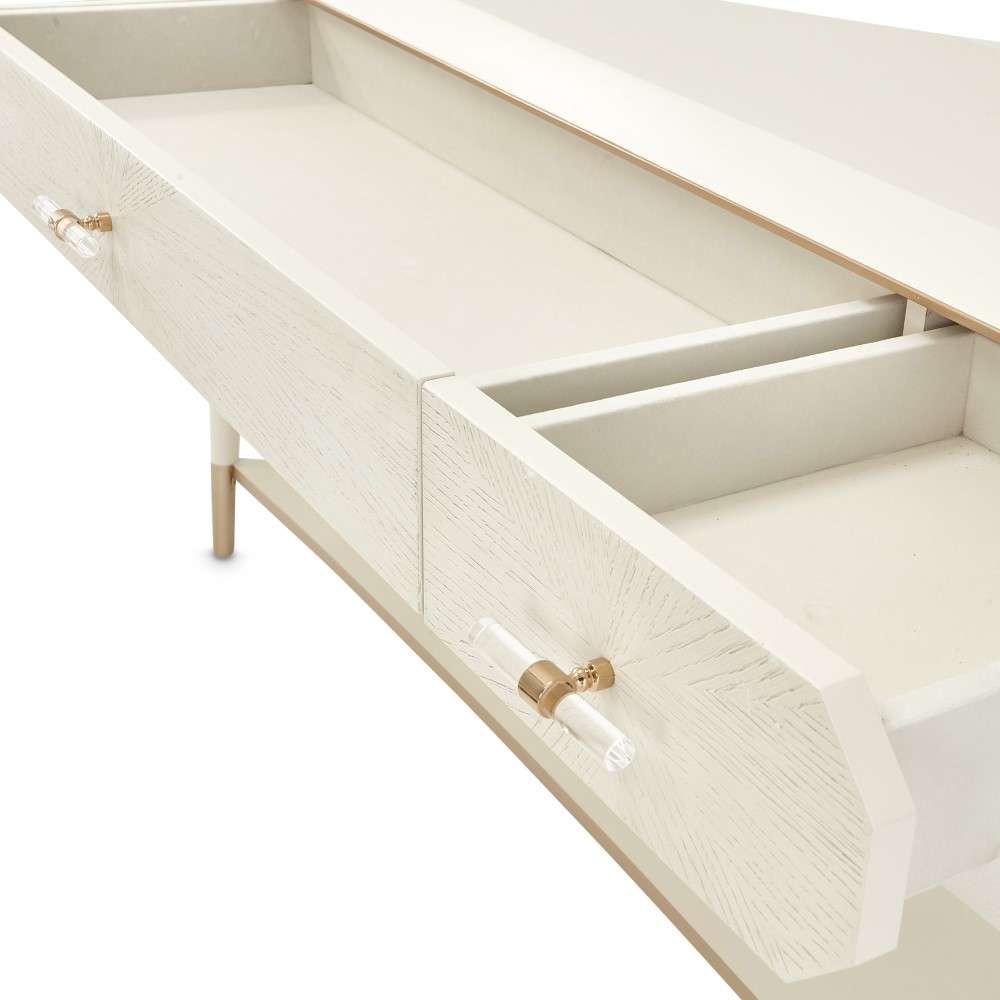 AICO by Michael Amini - La Rachelle Console Table - Champagne - 9034223-136 veiw 9