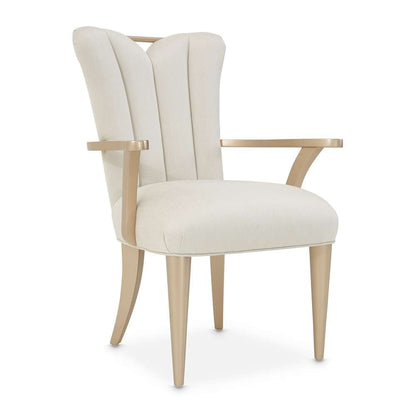 AICO by Michael Amini - La Rachelle Dining Arm Chair (Set of 2) - Icicle/Champagne - 9034004-136 veiw 1