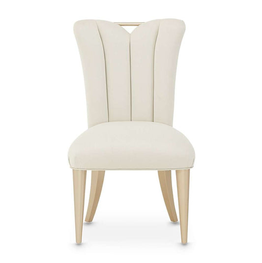 AICO by Michael Amini - La Rachelle Dining Side Chair (Set of 2) - Icicle/Champagne - 9034003-136 veiw 1