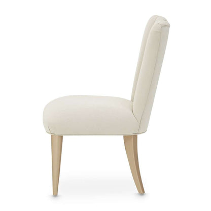 AICO by Michael Amini - La Rachelle Dining Side Chair (Set of 2) - Icicle/Champagne - 9034003-136 veiw 3