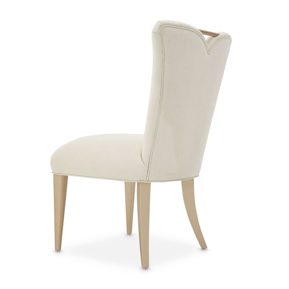 AICO by Michael Amini - La Rachelle Dining Side Chair (Set of 2) - Icicle/Champagne - 9034003-136 veiw 5