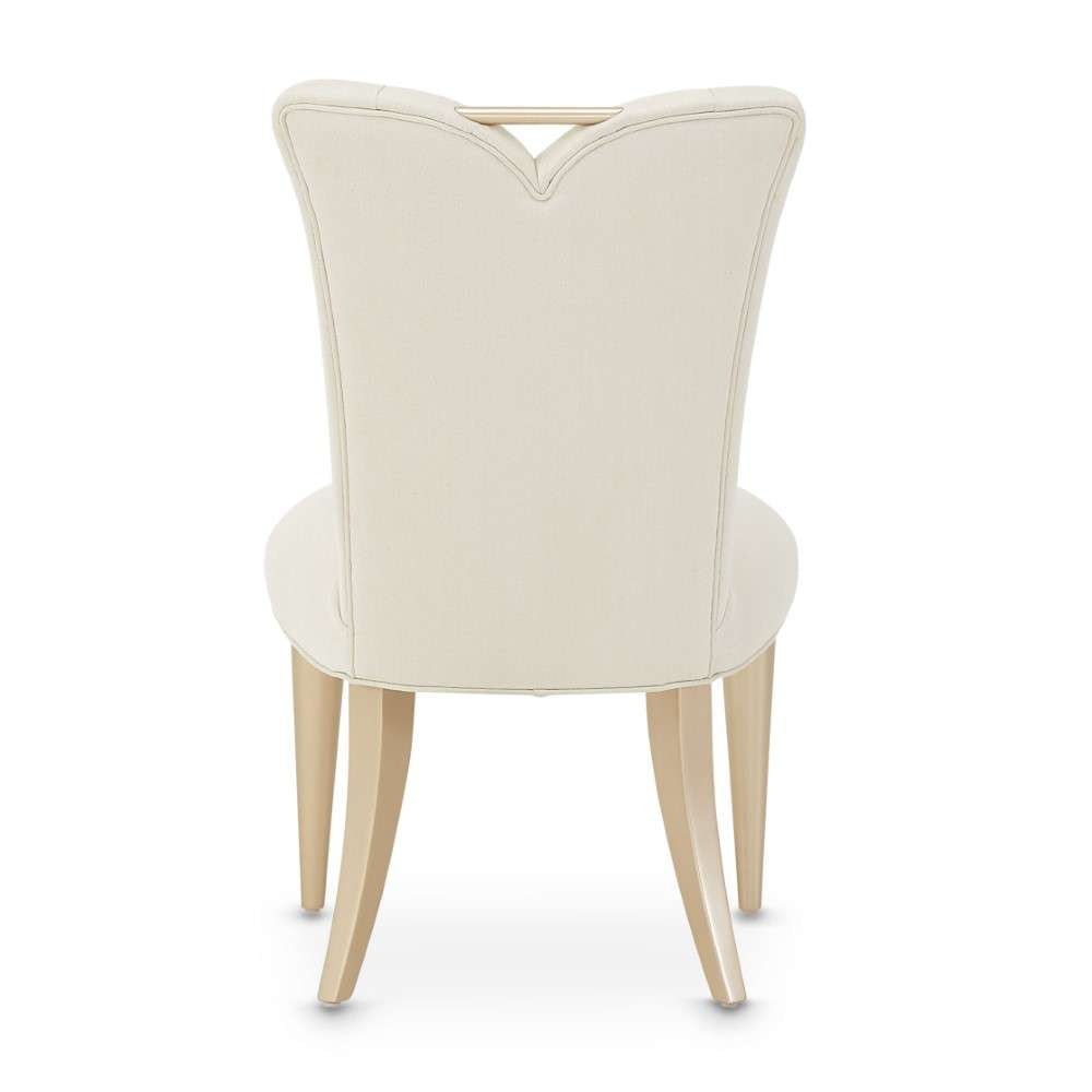 AICO by Michael Amini - La Rachelle Dining Side Chair (Set of 2) - Icicle/Champagne - 9034003-136 veiw 8