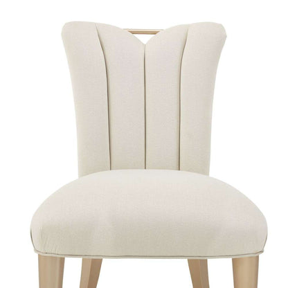 AICO by Michael Amini - La Rachelle Dining Side Chair (Set of 2) - Icicle/Champagne - 9034003-136 veiw 9