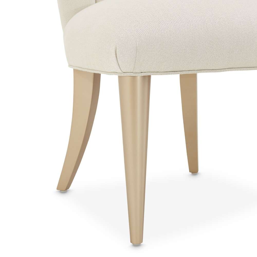 AICO by Michael Amini - La Rachelle Dining Side Chair (Set of 2) - Icicle/Champagne - 9034003-136 veiw 10