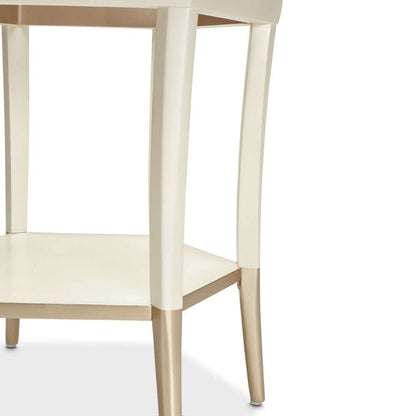 AICO by Michael Amini - La Rachelle Hexagon Accent Table - Champagne - 9034222-136 veiw 6