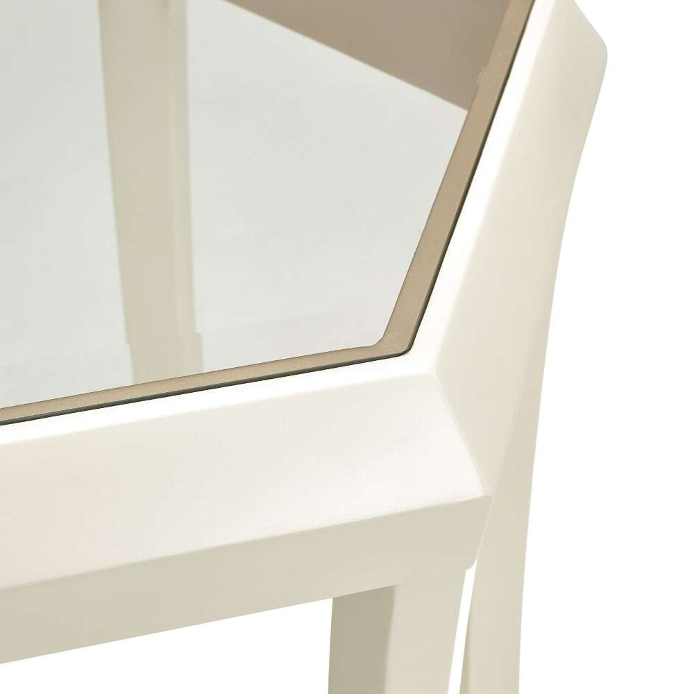 AICO by Michael Amini - La Rachelle Hexagon Accent Table - Champagne - 9034222-136 veiw 7