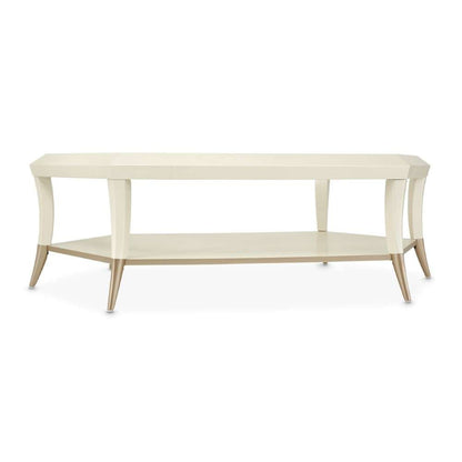 AICO by Michael Amini - La Rachelle Hexagon Cocktail Table - Champagne - 9034201-136 veiw 4
