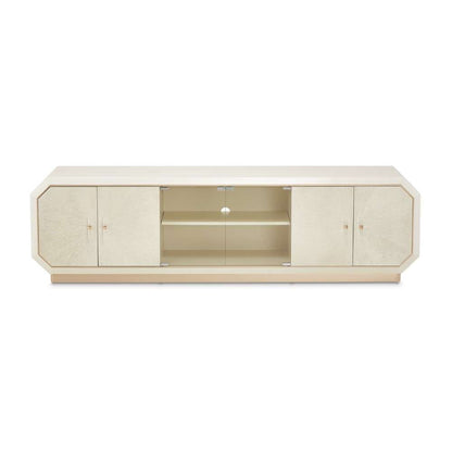 AICO by Michael Amini - La Rachelle Media Cabinet - Champagne - 9034081-136 veiw 2