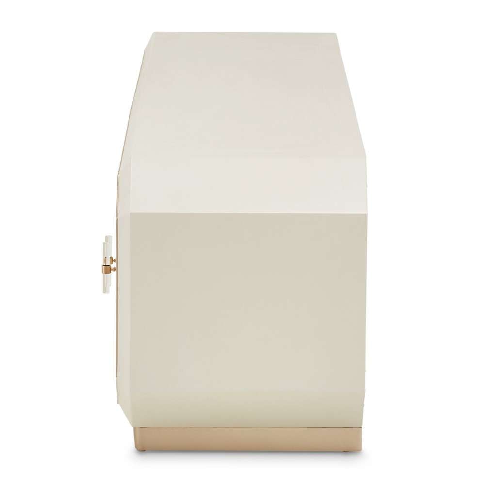 AICO by Michael Amini - La Rachelle Media Cabinet - Champagne - 9034081-136 veiw 3